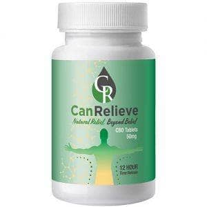 CBD 12 Hour Time Release Tablets – 50mg CanRelieve